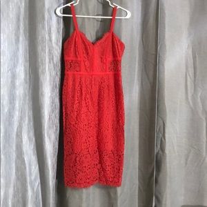 Lace pencil dress